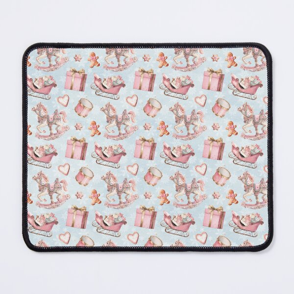 Item preview, Pink and Blue Nutcracker Christmas Pattern designed and sold by LouieVanille.