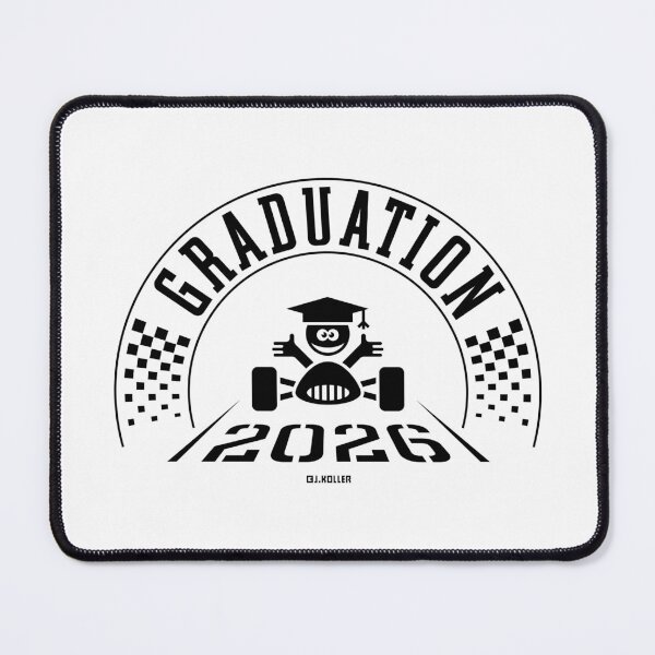 Item preview, Graduation 2026 - School Is Out - Finish Line - Black designed and sold by MrFaulbaum.