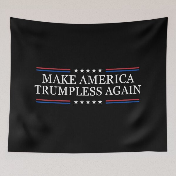 Item preview, Make America Trumpless Again Classic Political Pro Democracy Anti Trump Election Art designed and sold by Phil Ben.