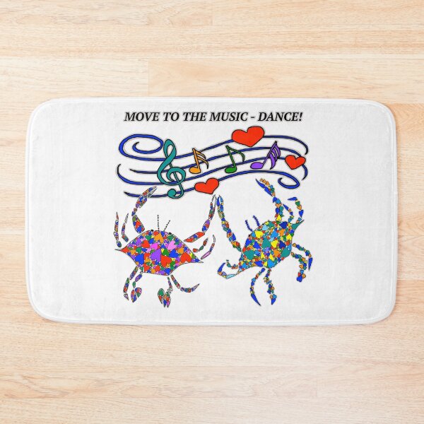 Item preview, Dance and Music, Move to the Music, Blue Crabs designed and sold by Colleen Macomber.
