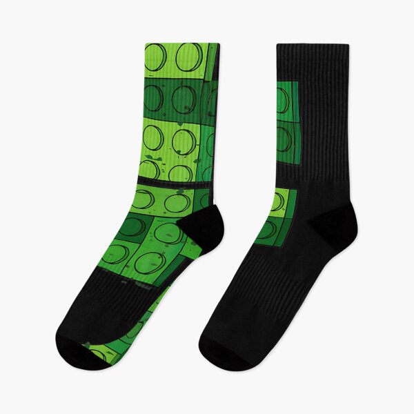Item preview, Green Toy Building Blocks Shamrock Clover St Patricks Day Lucky Irish Design designed and sold by JolinChinn.