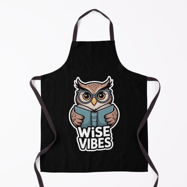 Item preview, Wise Vibes Cute Owl Reading Book Nerdy Sticker designed and sold by Enea Kelo.