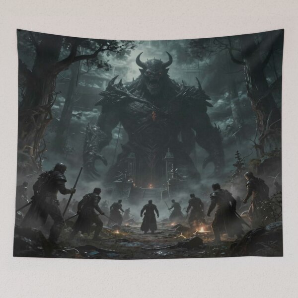 Item preview, Epic Knight Fantasy Art – Cinematic Battle Scenes in Mystic Light and Heroic Atmosphere designed and sold by FotoworldEdel.