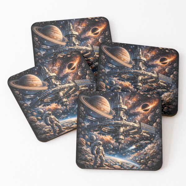 Item preview, Space station in the vast cosmos designed and sold by JuViRo.
