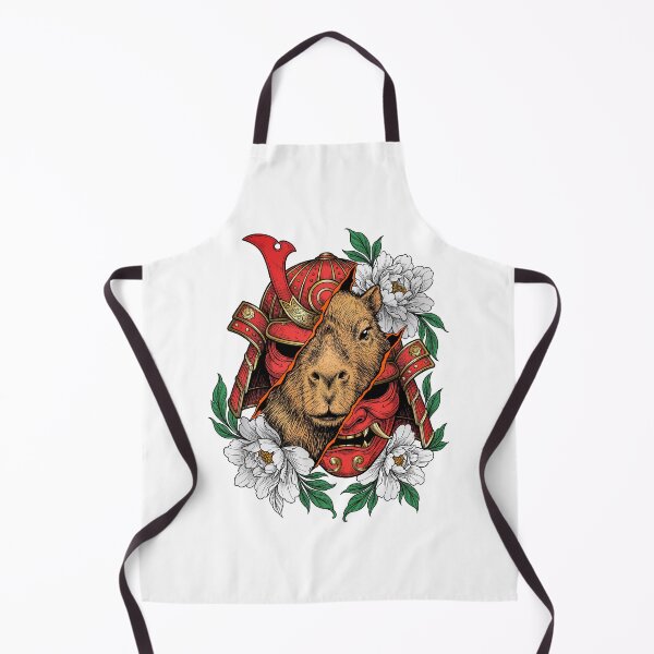 Item preview, A capybara wearing a samurai helmet designed and sold by krabbaraban.