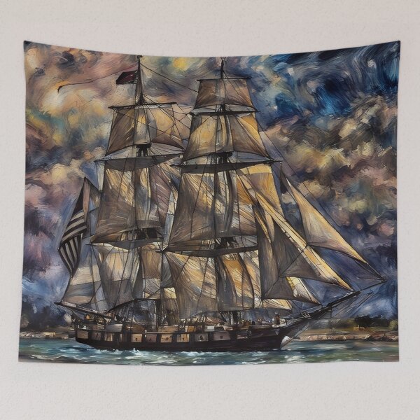 Item preview, Vintage Sailboat designed and sold by tomorrowsart.
