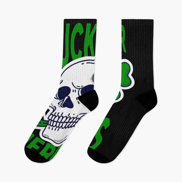 Item preview, Luck Is For Heretics Graffiti Skull Green Clover Christian Streetwear Bible Verse designed and sold by JolinChinn.