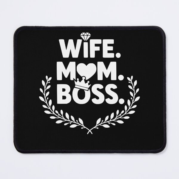 Item preview, Wife Mom Boss Funny Mother's Day Wreath designed and sold by clothesy7.