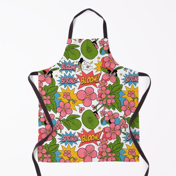 Item preview, Vibrant Comic Book Spring Bloom Floral Seamless Pattern designed and sold by Midnight Veil Designs.