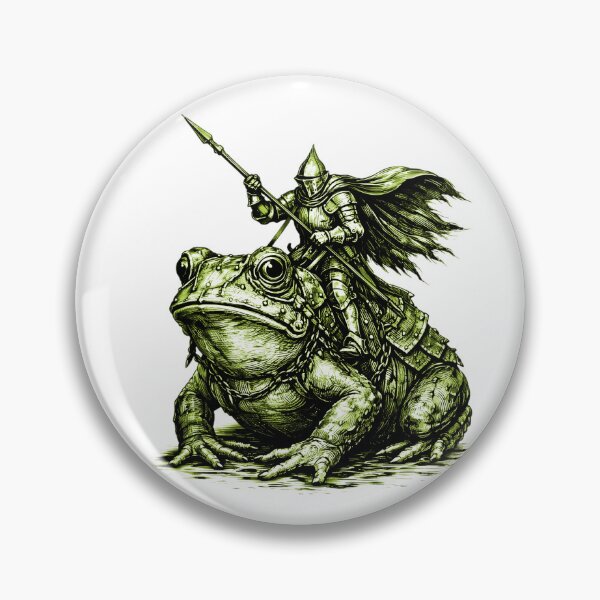 Item preview, Retro Medieval Giant Frog Rider T-Shirt – Vintage Renaissance Fantasy Knight Art, Funny Mythical Creature Y2K Grunge Tee designed and sold by pohapoha181.