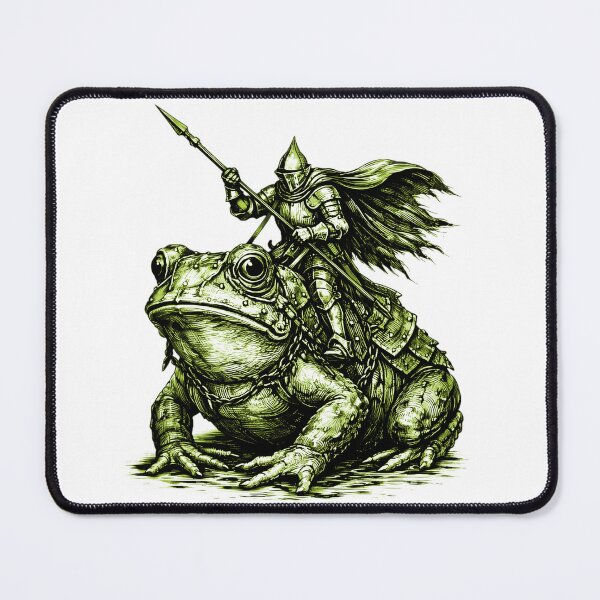 Item preview, Retro Medieval Giant Frog Rider T-Shirt – Vintage Renaissance Fantasy Knight Art, Funny Mythical Creature Y2K Grunge Tee designed and sold by pohapoha181.