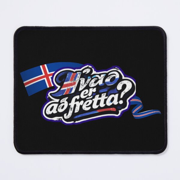 Item preview, Hvað er að frétta? – Icelandic Streetwear Typography designed and sold by Mosogoloso.