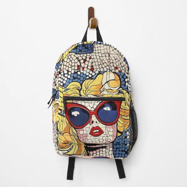 Item preview, Pop Art Mosaic Woman with Red Sunglasses designed and sold by Shoot-The-Moon.