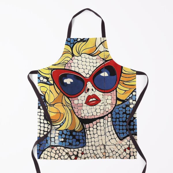 Item preview, Pop Art Mosaic Woman with Red Sunglasses designed and sold by Shoot-The-Moon.