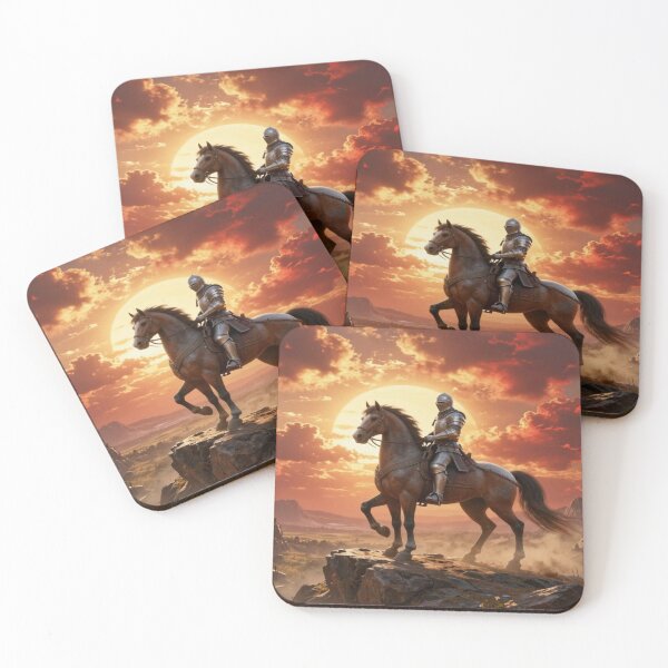 Item preview, Epic Knight Fantasy Art – Cinematic Battle Scenes in Mystic Light and Heroic Atmosphere designed and sold by FotoworldEdel.