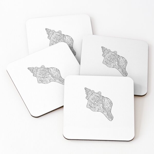 Item preview, Seashell outline designed and sold by Designsbyleahhh.