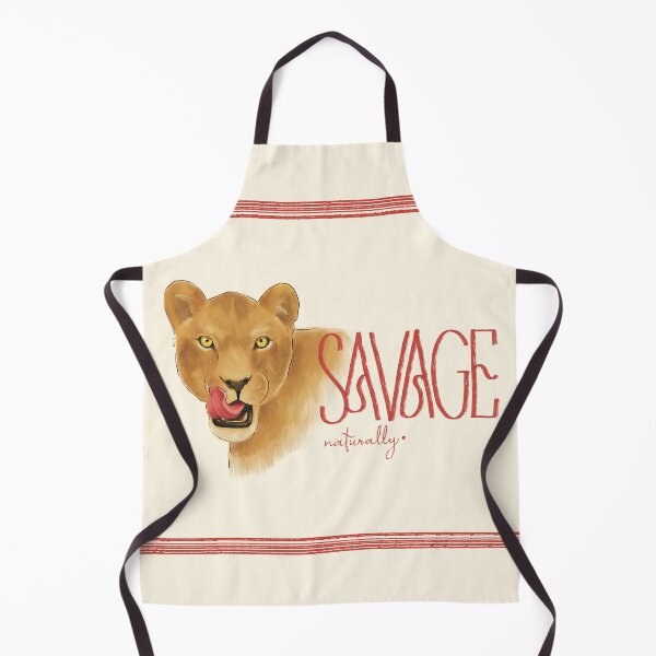 Item preview, Savage Naturally Lioness Wild Cat Illustration designed and sold by art-injoy.