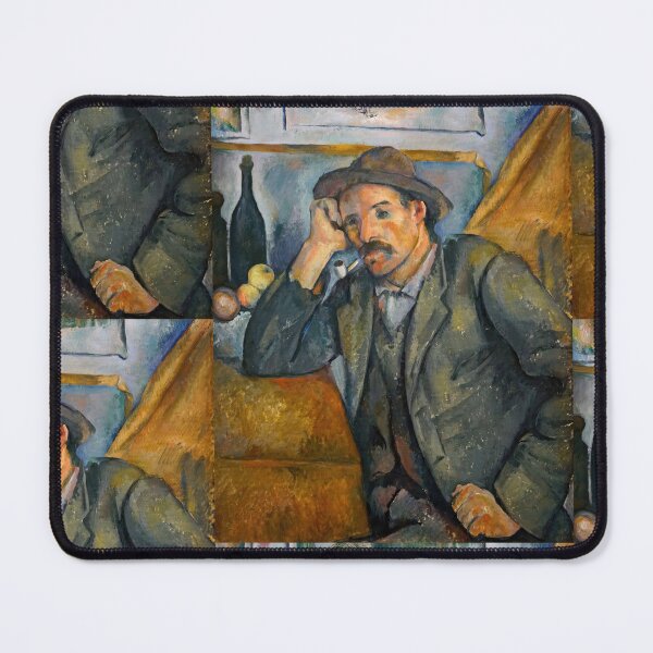 Item preview, The Smoker by Paul Cézanne: Post Impressionist Portrait Art Print designed and sold by artofuniverse.