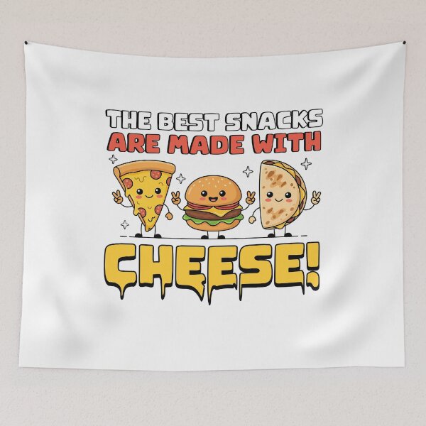 Item preview, The best snacks are made with cheese!  designed and sold by mksjr.