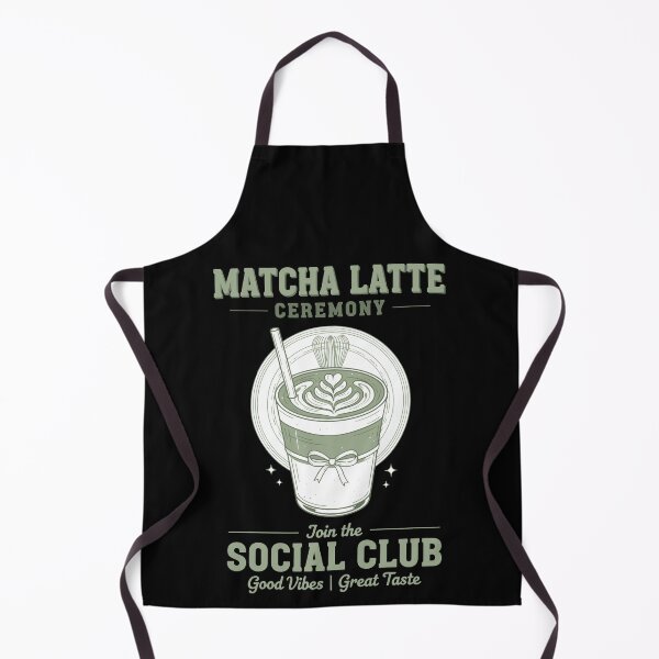 Item preview, Matcha Latte Ceremony Social Club Good Vibes Great designed and sold by LuminOrb.