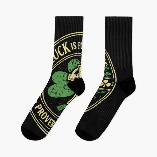 Item preview, Luck Is For Heretics Proverbs 16 33 Celtic Cross Shamrock Vintage Design designed and sold by Chaya Reid.
