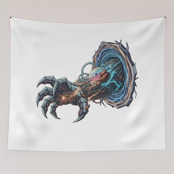 Item preview,  Cyborg Monster Arm Reaching Through Sci-Fi Portal designed and sold by Dzblack.