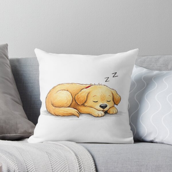 Item preview, Sleeping Golden Puppy Illustration designed and sold by DiceWay.