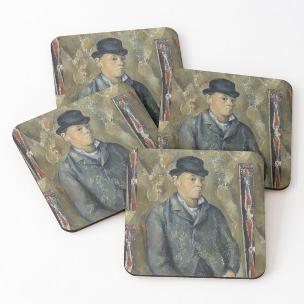Item preview, The Artists Sonpaul by Paul Cézanne: Post Impressionist Portrait Print designed and sold by artofuniverse.