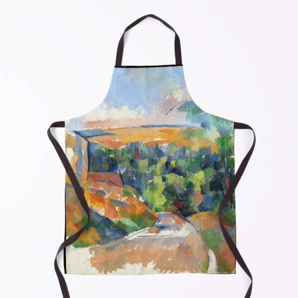 Item preview, The Bend in the Road by Paul Cézanne: Post Impressionist Landscape Poster designed and sold by artofuniverse.