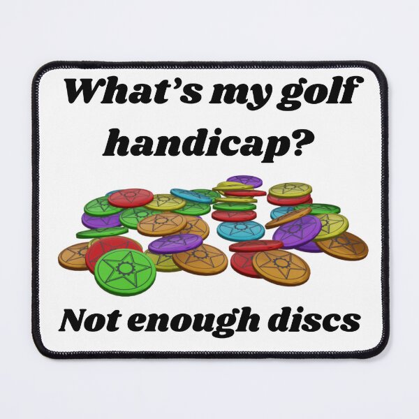 Item preview, Disc golf handicap - cog star design designed and sold by HeathWayPrints.
