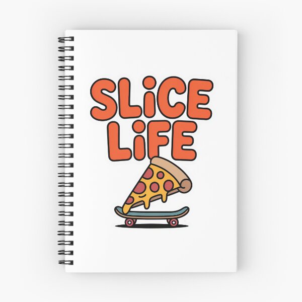 Item preview, Slice Life Funny Pizza Skateboard Cartoon Sticker designed and sold by Enea Kelo.