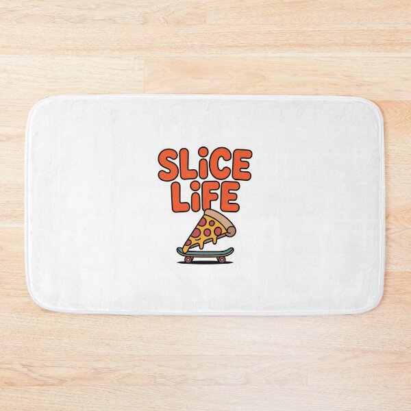 Artikelvorschau, Slice Life Lustiger Pizza-Skateboard-Cartoon-Aufkleber entworfen und verkauft von Enea Kelo.