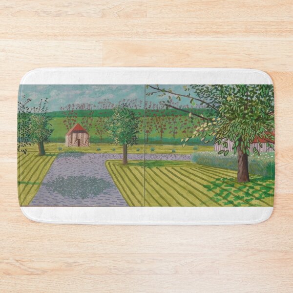 Item preview, David Hockney - David Hockney - David Hockney (124) - Vibrant California Pool – Pop Art Print Inspired by David Hockney designed and sold by KirstenShShop.
