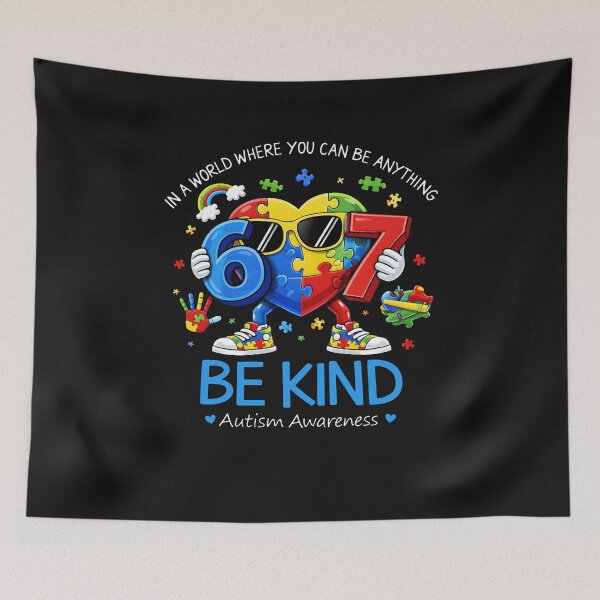 Item preview, In A World Where You Can Be Anything Be Kind Puzzle Heart 67 Gift For Men Women Kid designed and sold by ArmyAbodo.