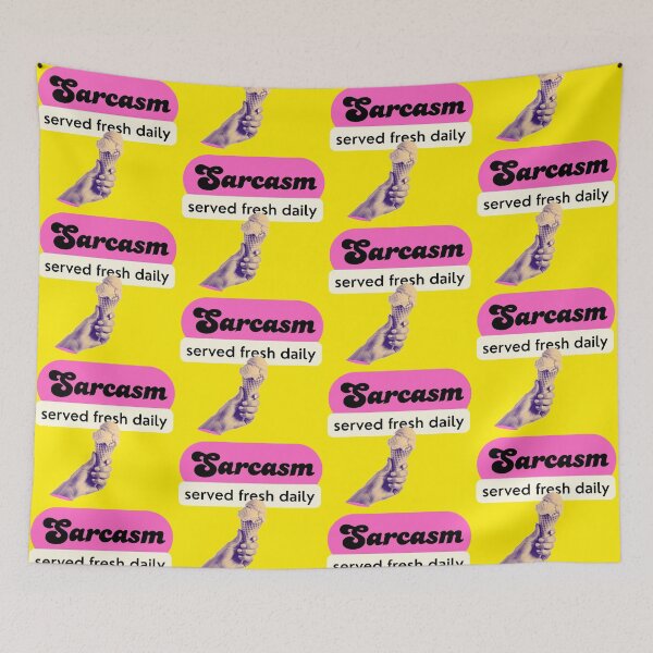 Item preview, Retro Sarcasm Served Fresh Daily designed and sold by pulse_retail.