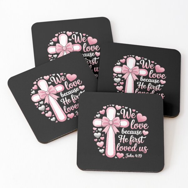 Item preview, Inspirational Cross with John 4:19 designed and sold by jkrphoto.