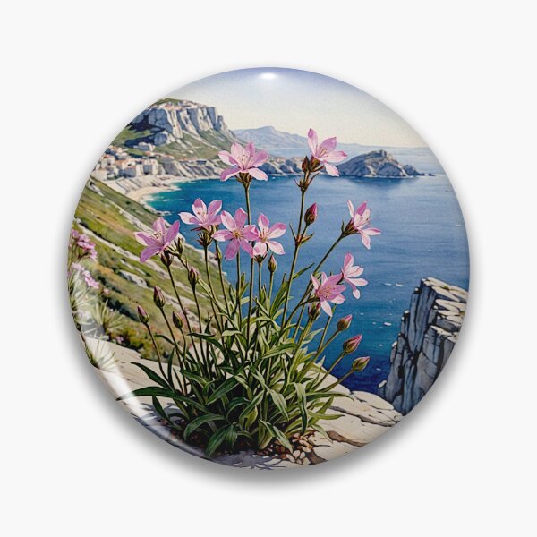 Item preview, Gibraltar Campion – Rare Botanical Art Prints #10 designed and sold by Helios Be. Lavsh.