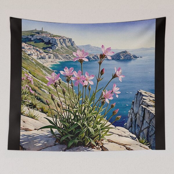 Item preview, Gibraltar Campion – Rare Botanical Art Prints #10 designed and sold by Helios Be. Lavsh.
