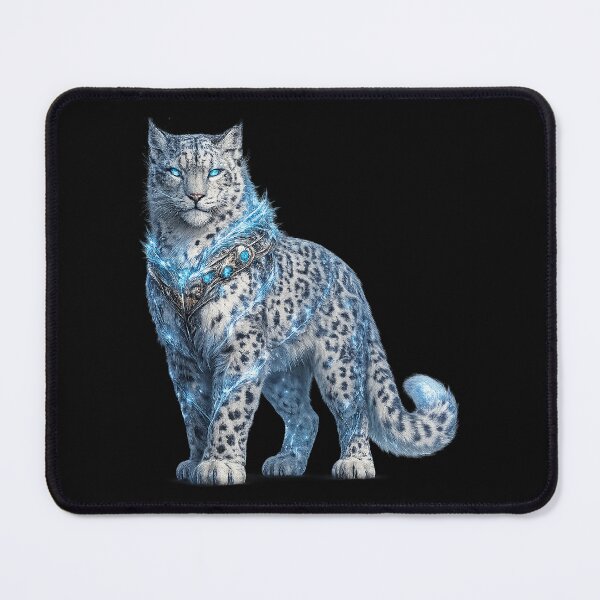 Item preview, Frostbound Arcane Snow Leopard Guardian designed and sold by faeddamaatjei.