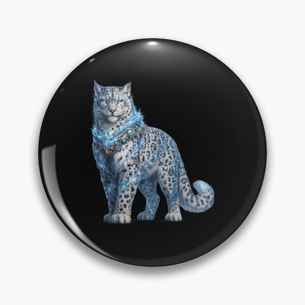 Item preview, Frostbound Arcane Snow Leopard Guardian designed and sold by faeddamaatjei.