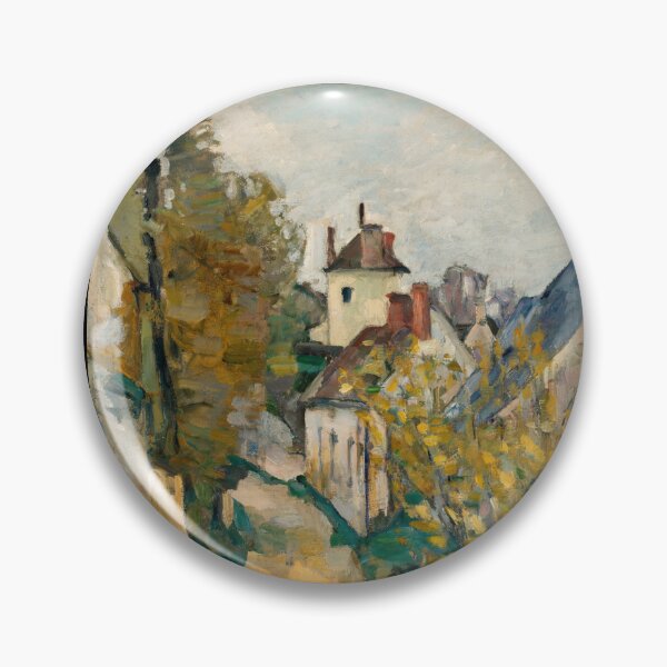 Item preview, The House of Dr Gachet in Auvers Sur Oise by Paul Cézanne: Post Impressionist Village Print designed and sold by artofuniverse.
