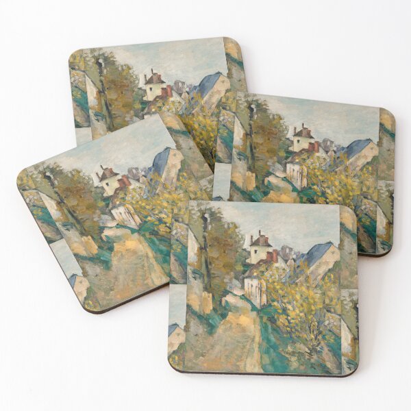 Item preview, The House of Dr Gachet in Auvers Sur Oise by Paul Cézanne: Post Impressionist Village Print designed and sold by artofuniverse.