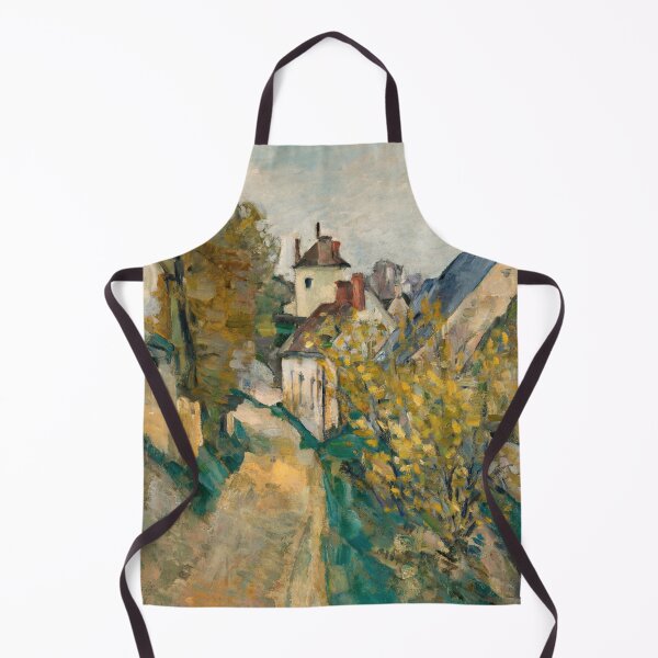Item preview, The House of Dr Gachet in Auvers Sur Oise by Paul Cézanne: Post Impressionist Village Print designed and sold by artofuniverse.
