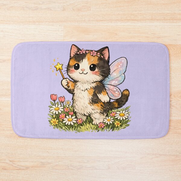 Item preview, "She was a Fairy" Calico Cat designed and sold by SpacedOutRITZ.