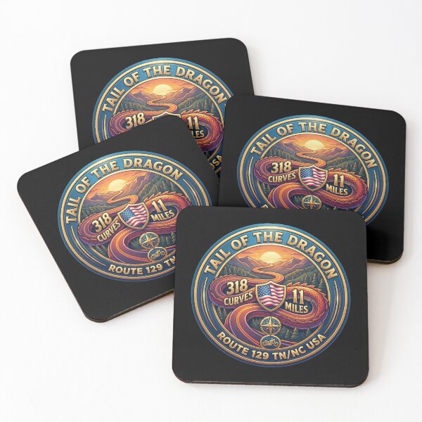 Item preview, Tail of the Dragon America Mountain Pass Illustration designed and sold by enzoade.