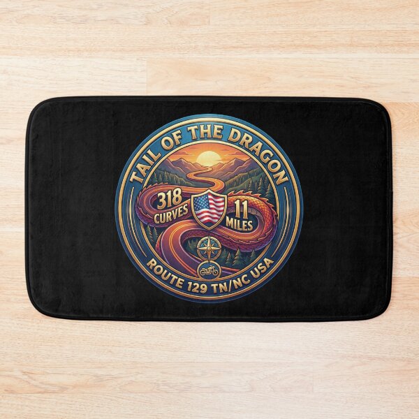 Item preview, Tail of the Dragon America Mountain Pass Illustration designed and sold by enzoade.