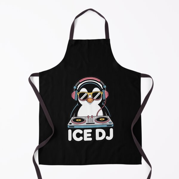 Item preview,  Ice DJ Penguin With Headphones Turntable Sticker designed and sold by Enea Kelo.