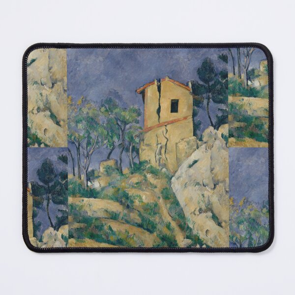Item preview, The House With the Cracked Walls by Paul Cézanne: Post Impressionist Poster designed and sold by artofuniverse.