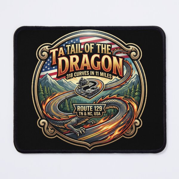 Item preview, Tail of the Dragon Route 129 Riding Culture Design designed and sold by enzoade.