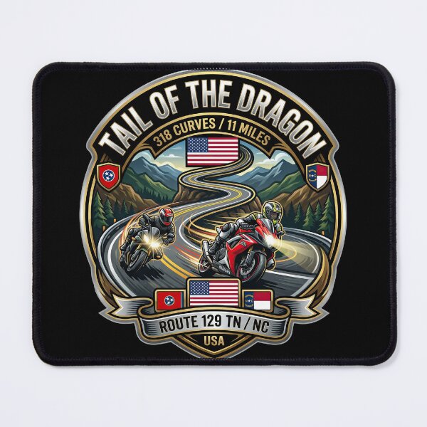 Item preview, Tail of the Dragon Scenic Mountain Road Illustration designed and sold by enzoade.